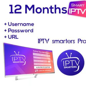 SUBSCRIPTION SMART IPTV 12 MONTHS