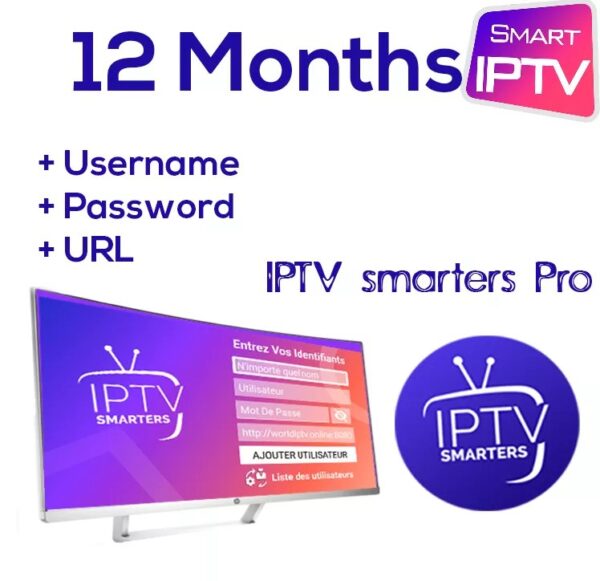 SUBSCRIPTION SMART IPTV 12 MONTHS